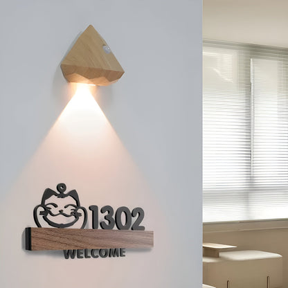 Rechargeable LED Night Light with Motion Sensor – Self-Adhesive Warm White