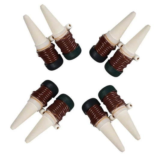 8-Piece Watering Cone Set for Automatic Deep Watering of Pots & Bonsai