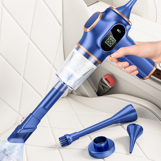 4-in-1 High-Power Cordless Car Vacuum Cleaner – Fast & Versatile Cleaning