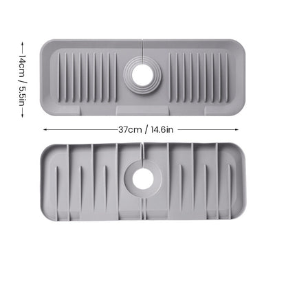 Ultimate Silicone Mat for Kitchen Faucets with Smart Drainage