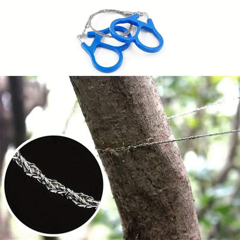 Lightweight Wire Saw for Effortless Outdoor Branch Cutting