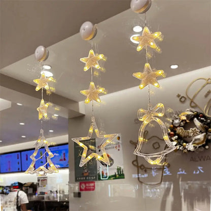 Christmas Window Lights with Suction Cup Attachment