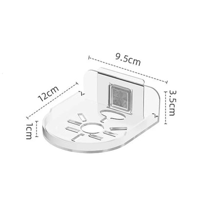 Adjustable Heavy-Duty Camera Wall Mount - Drill-Free Installation, Waterproof and Clear