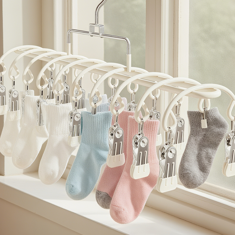 Double Capacity Clothes Drying Rack for Faster Drying