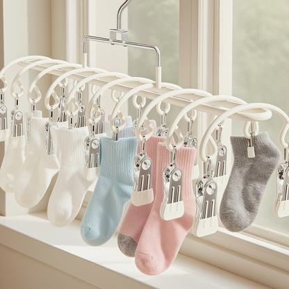 Double Capacity Clothes Drying Rack for Faster Drying