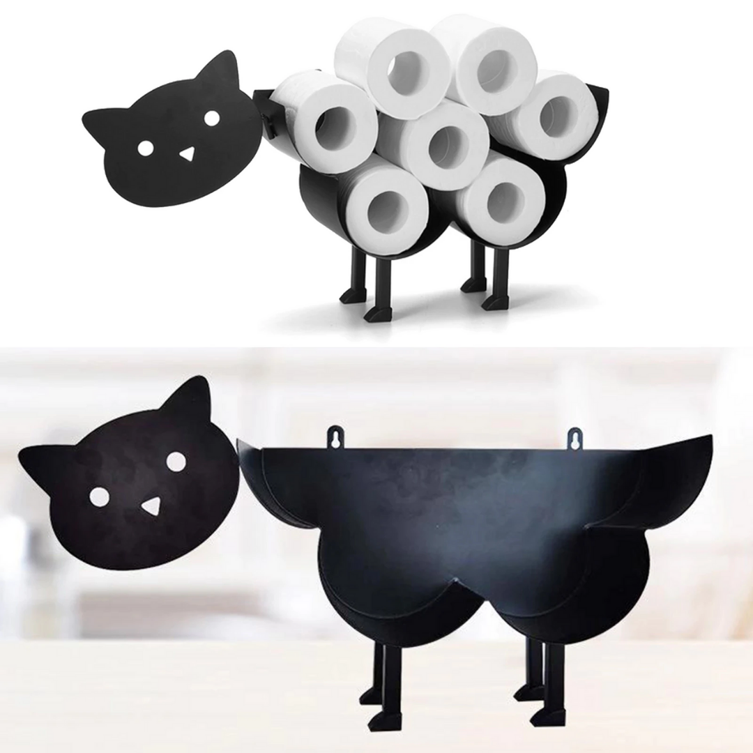 Extra Toilet Paper Holder for Stylish Bathroom Organization