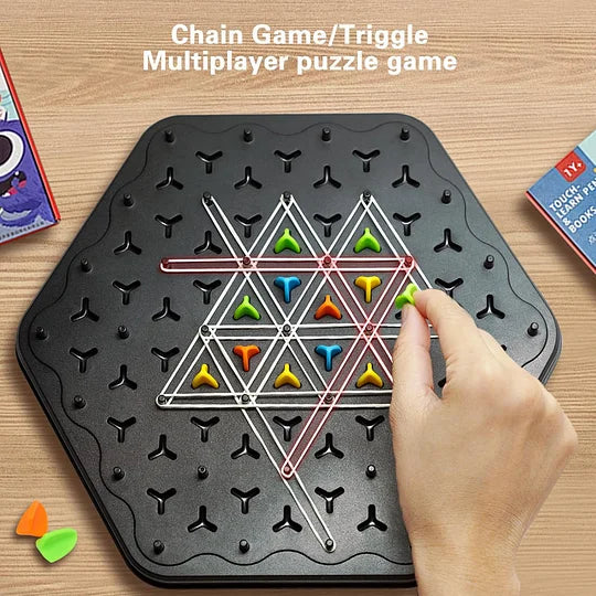 Triangular Tactics - Engaging Chess Game for All Ages