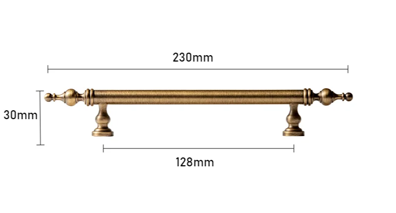 Bronze Furniture Handle Taalita for Cabinet and Drawer