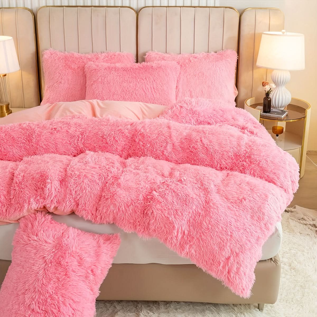 Cozy Multicolor Duvet Cover Set for Bedroom