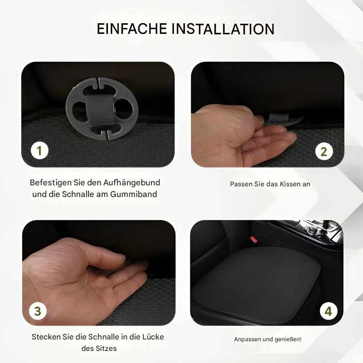Silk Ice Car Seat Cushion