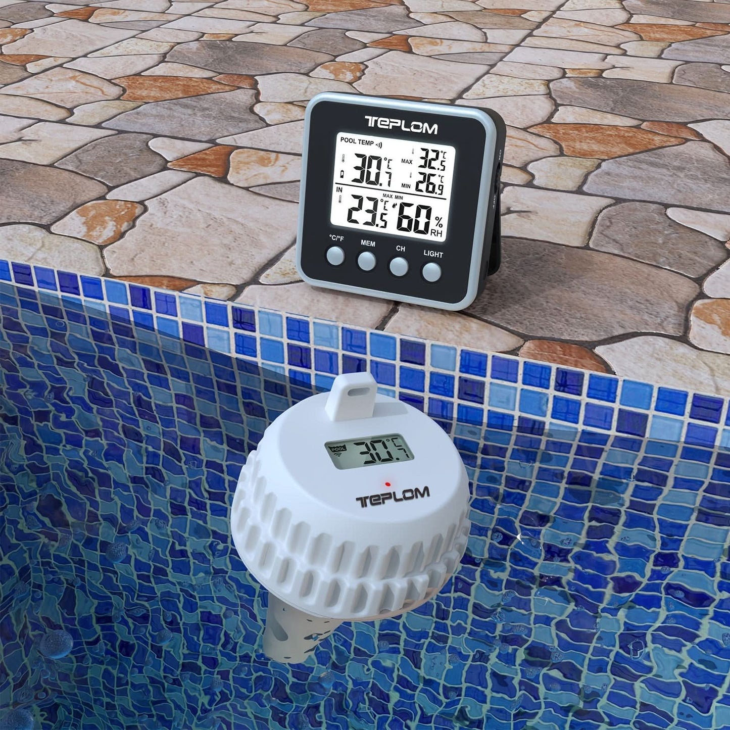 Wireless Thermometer for Swimming Pools
