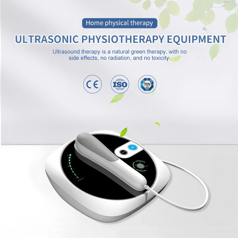 Portable 1MHz Ultrasound Machine with 3 Power Settings, LED Screen