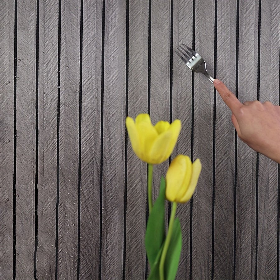 Self-Adhesive 3D PVC Wall Panels in Wood Look for Instant Home Makeover