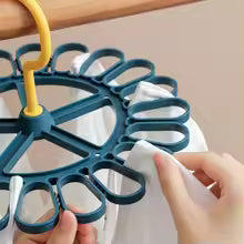 Space-Saving 20-Clip Drying Rack for Socks & Bras – Versatile Hanger