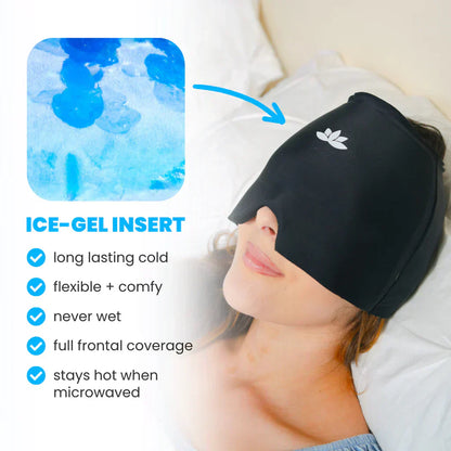 Warm and Cold Therapy Mask for Instant Migraine and Headache Relief