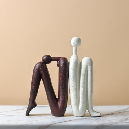 Sculptural Ceramic Bookend for Elegant Shelf Display