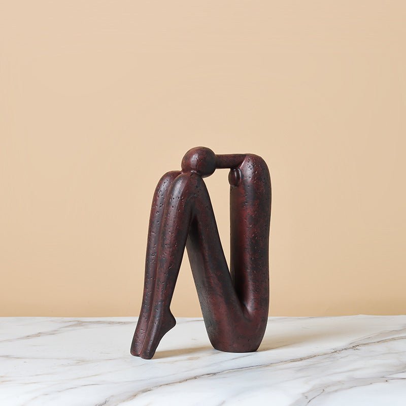 Sculptural Ceramic Bookend for Elegant Shelf Display