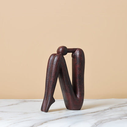 Sculptural Ceramic Bookend for Elegant Shelf Display