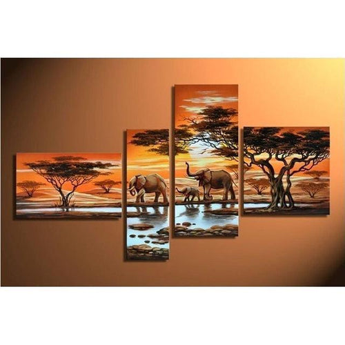 Safari Adventure Gem Art Kit - 4 Piece Set