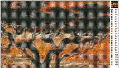 Safari Adventure Gem Art Kit - 4 Piece Set