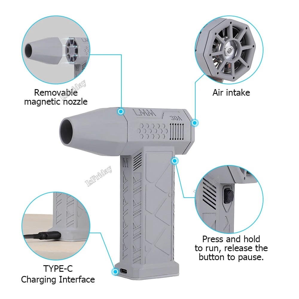 Cordless Air Blower: Rechargeable Handheld Cleaning Tool
