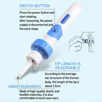 Vibrating Vacuum Ear Cleaner – Safe and Painless for Adults and Kids