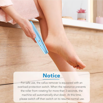 Rechargeable Foot Care System with Exfoliating Roller