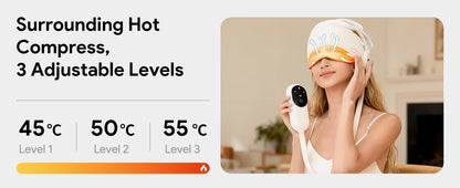 Soothing Scalp and Eye Massager with Air Compression & Heat