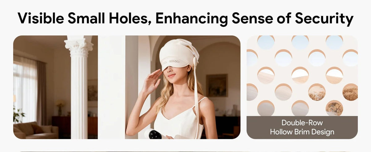 Soothing Scalp and Eye Massager with Air Compression & Heat