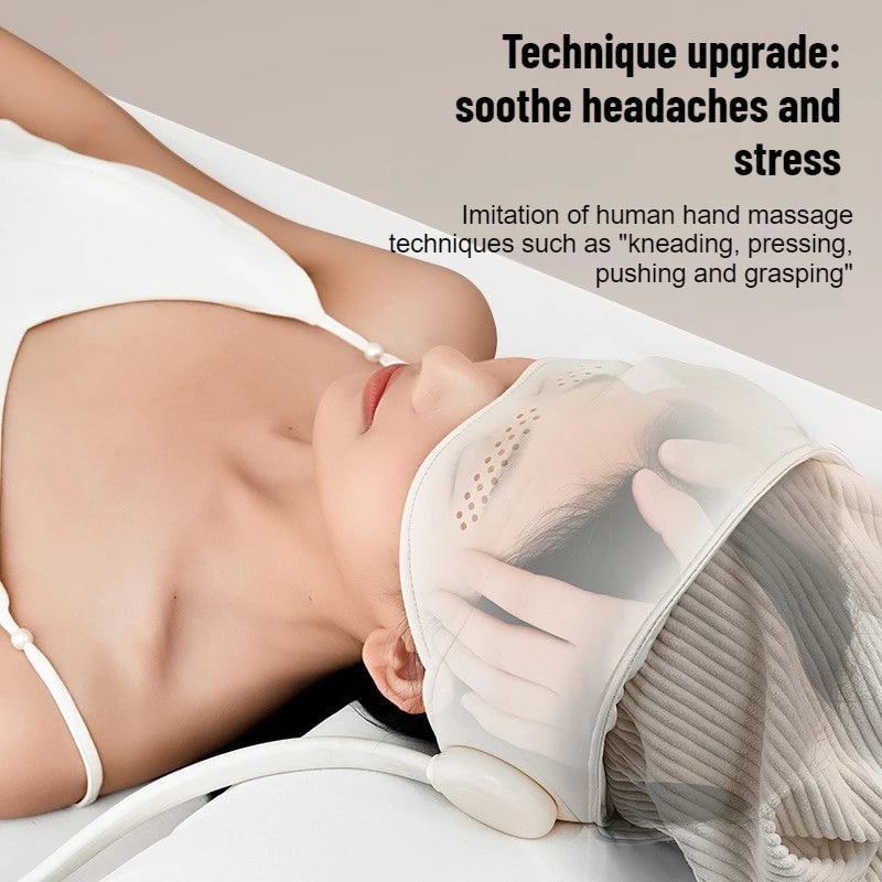 Soothing Scalp and Eye Massager with Air Compression & Heat