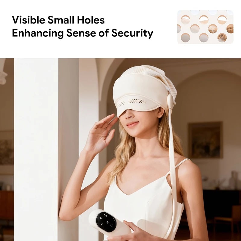 Soothing Scalp and Eye Massager with Air Compression & Heat