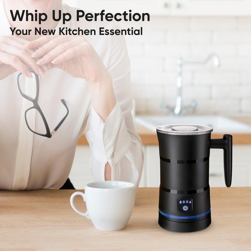 Automatic Milk Frother & Steamer for Creamy Coffee Bliss
