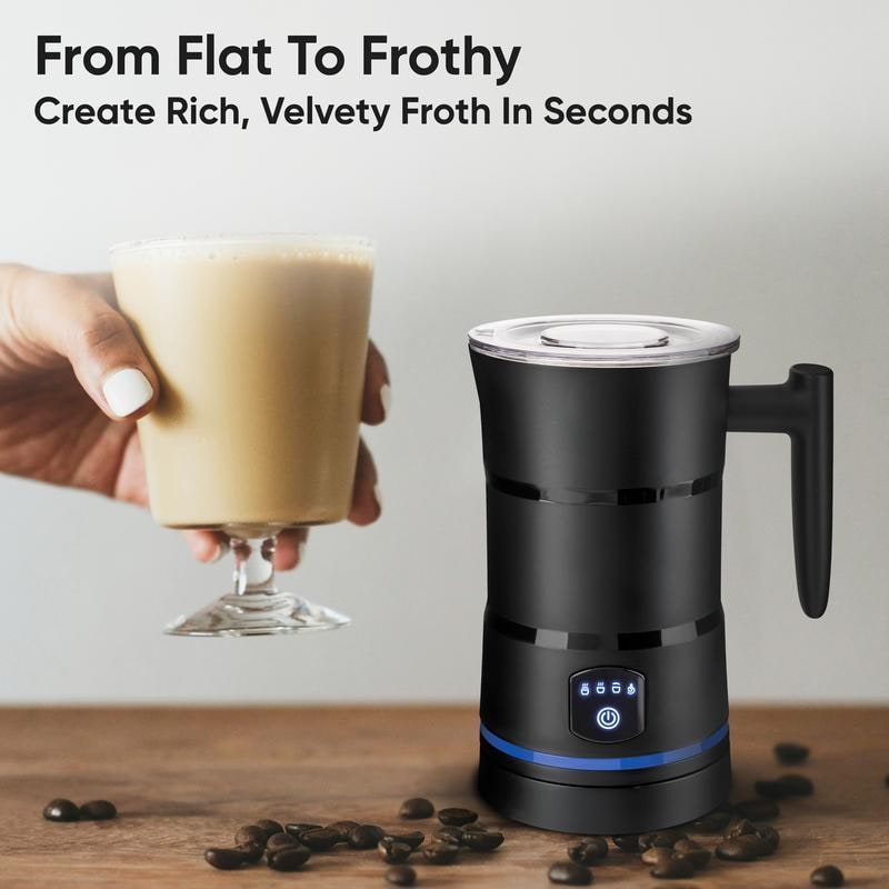 Automatic Milk Frother & Steamer for Creamy Coffee Bliss