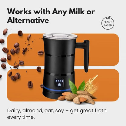 Automatic Milk Frother & Steamer for Creamy Coffee Bliss