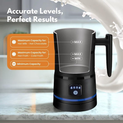 Automatic Milk Frother & Steamer for Creamy Coffee Bliss