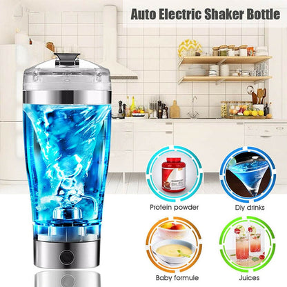 Smart Protein Blender Bottle with Electric Mixing Power