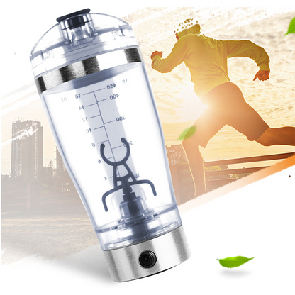 Smart Protein Blender Bottle with Electric Mixing Power
