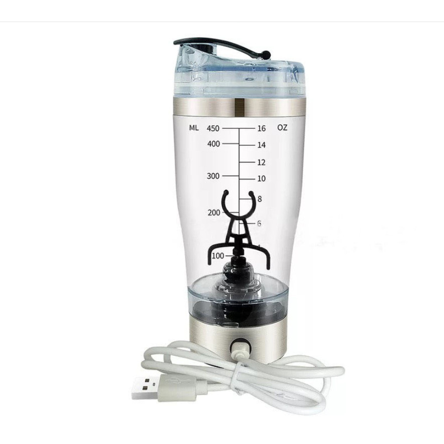 Smart Protein Blender Bottle with Electric Mixing Power