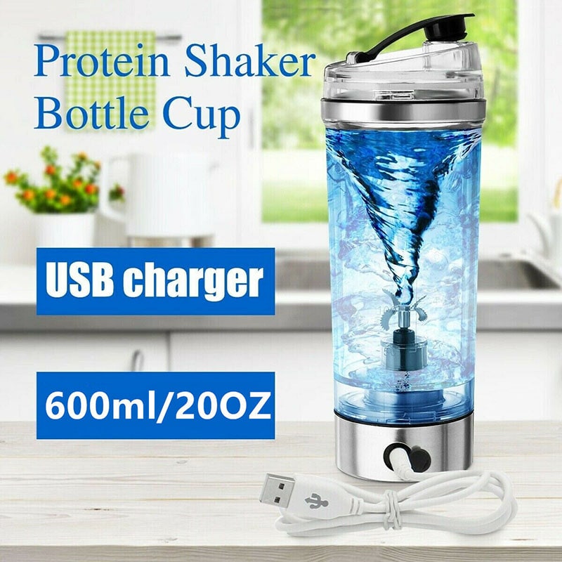Smart Protein Blender Bottle with Electric Mixing Power