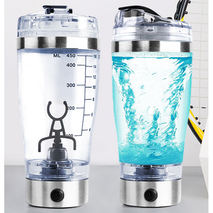 Smart Protein Blender Bottle with Electric Mixing Power