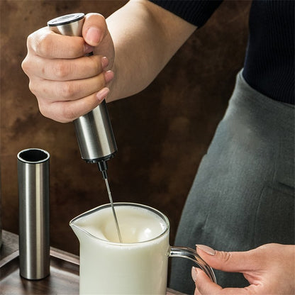 Handheld Cordless Milk Frother – Portable Foam Mixer