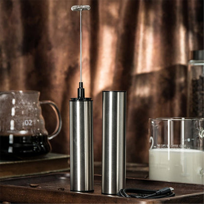 Handheld Cordless Milk Frother – Portable Foam Mixer
