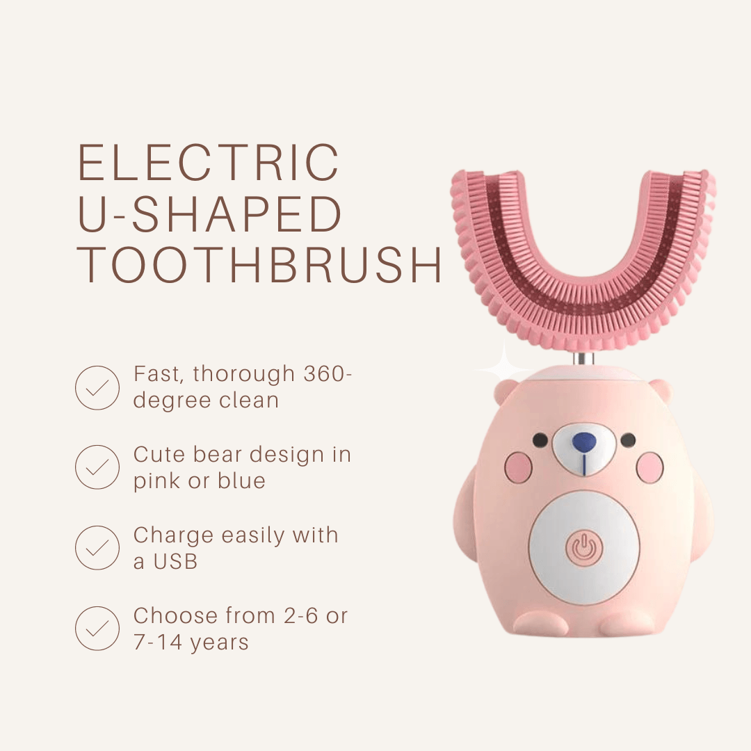 Interactive Electric U-Shaped Toothbrush for Kids