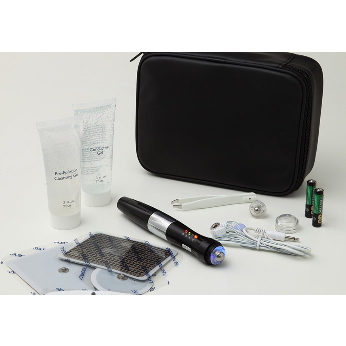 Cordless Precision Hair Removal Device with LED Guidance