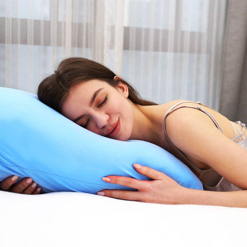 Cooling Blue Pillowcases Set of 2 – Silky Soft Q-Max 0.5