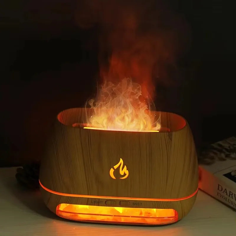 Himalayan Salt Lamp Aroma Diffuser – Color Light with Fragrance Release