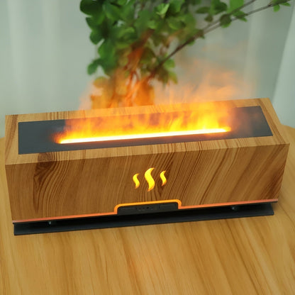 3-in-1 Aroma Humidifier with Flame Light and Atmosphere Mist