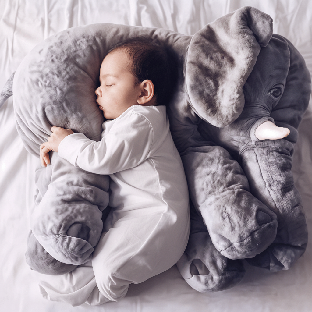 Plush Elephant Pillow for Cozy Comfort and Decorative Relaxation