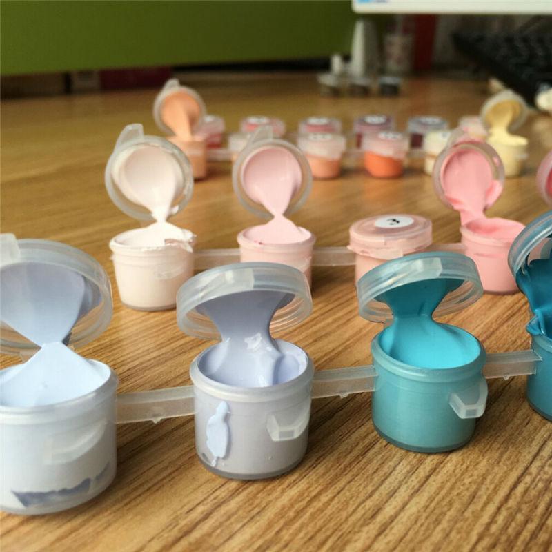 Van-Go Paint-By-Number Kit featuring Elephant Parade Design