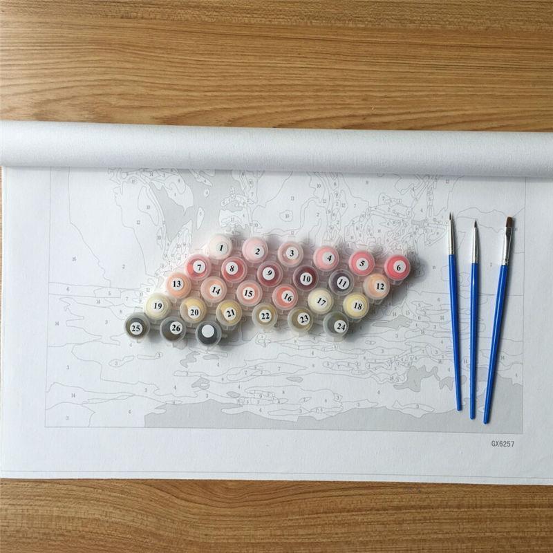 Van-Go Paint-By-Number Kit featuring Elephant Parade Design